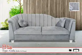 Promo!!! Sofa Santai Bahan Baldu/warna bisa request