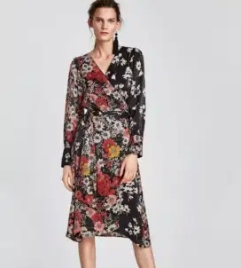 Zara Flowers Kimono free jam tangan