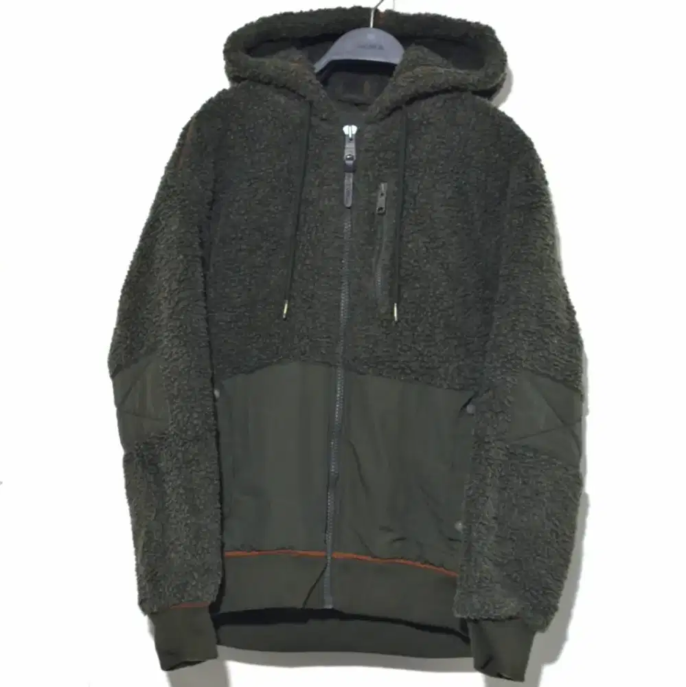 jacket sherpa buckaroo rare hoodie