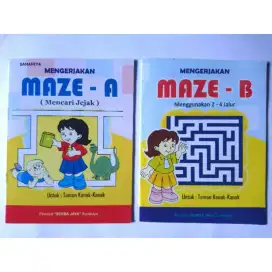 Paket Buku Maze Game Anak