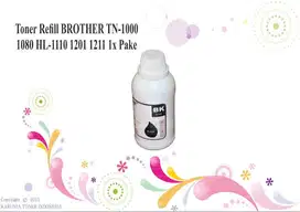 Toner Refill BROTHER TN-1000 1080 HL-1110,1201,1211 1x Pak Berkualitas