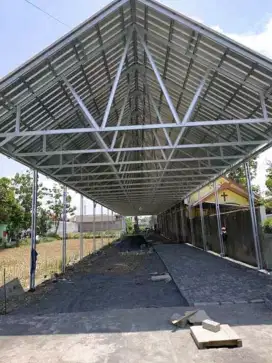 Rangka baja ringan berdiri