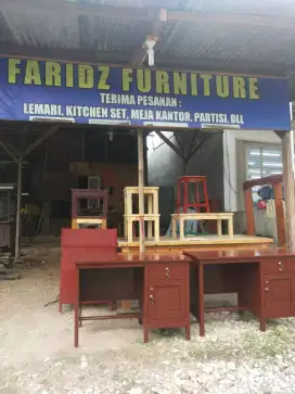 Meja kantor bahan triplek Block board 18mm