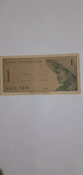 Uang kertas satu sen th 1964