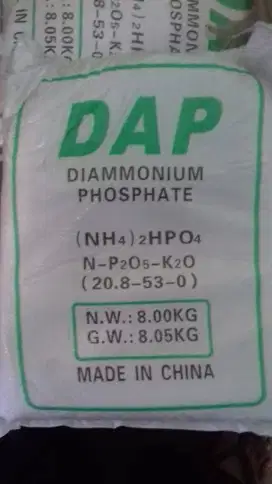 Jual bahan kimia DAP diamonium phosphate ex china zak 8 kg