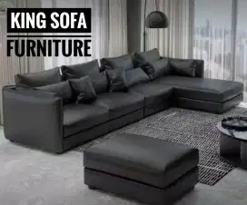 Sofa minimalis L shape ruang sudut terbaru,sofa ruang sudut custom