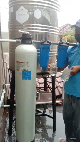 Alat filter saringan air pompa sumur bor tanah/PDAM PAM keruh bau dll