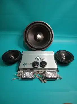 Ples Pasang Paket Venom BABY DIABLO Power Subwoofer and Speaker Split