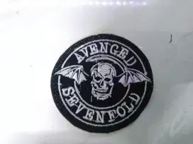 emblem patch bordir avenged seven fold