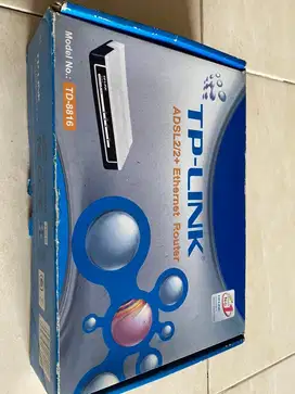 ADSL Ethernet Router merk TPLink type TD-8816