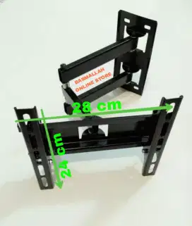Braket tv swifel 15-43 inch/bracket tv tarik 15-43 inch murah