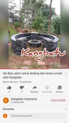 Batu alam untuk mempercantik rumah anda