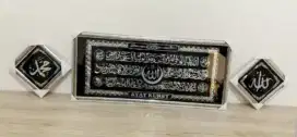 Kerajinan Pigora kaligrafi motif 3D