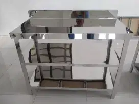 MEJA SAJI /MEJA DAPUR STAINLESS