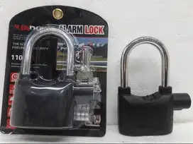 Gembok Alarm Anti Maling Ring Panjang (Alarm Lock - Kunci Alarm)