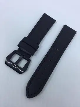 Martini Crazy Horse Leather Strap Soft Black 20mm