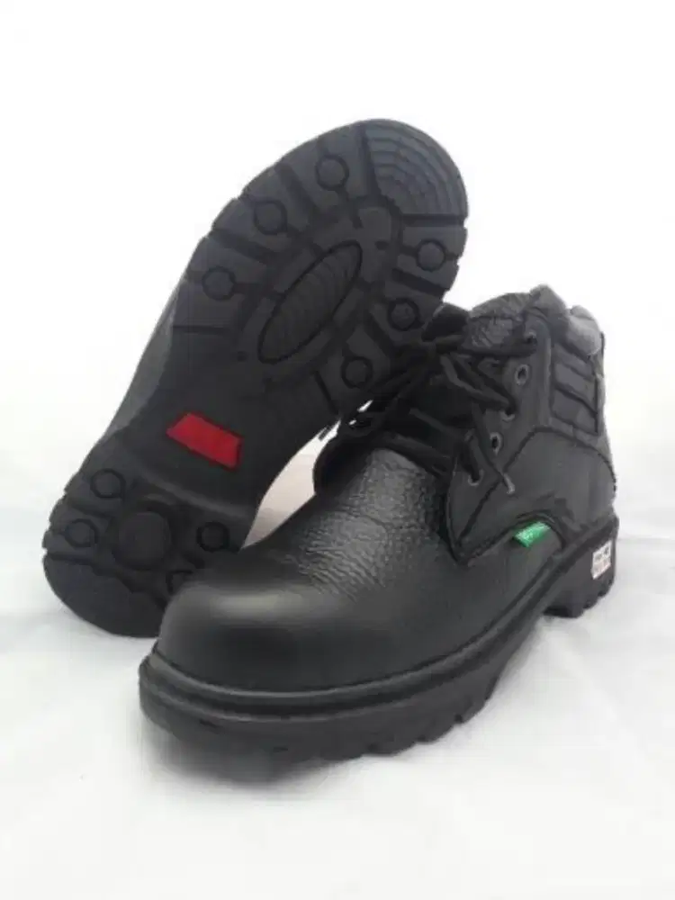 Sepatu safety boot kulit asli 39-46