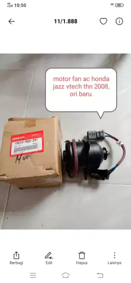 Sparepart honda jazz vtech 2008