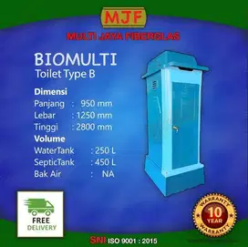 wc portable untuk bencana alam