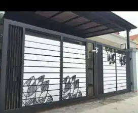 Pintu pagar dorong, pintu pagar lipat, pintu pagar kupu-kupu