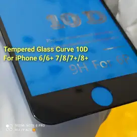 Tempered Glass Full 10D Curve IPhone 6+ 7+ 8+ 6 plus 7plus 8plus