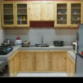 KITCHEN SET KAYU JATI BELANDA TERMURAH CUMA 1,5 JUTAAN AJA!