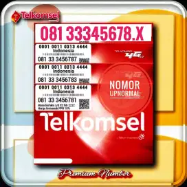 Nomor cantik simpati seri naik 345678