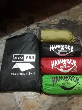 Hammock Bahan peles kahatex tebal