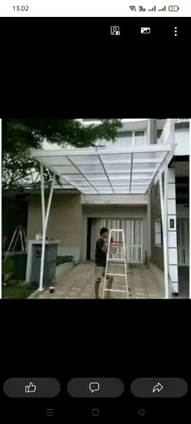 Kanopi minimalis
