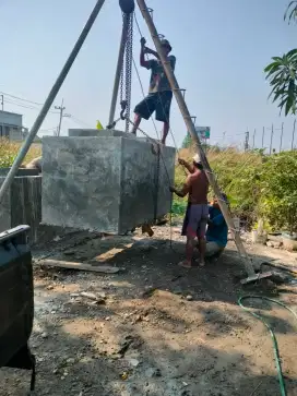 Tandon Bak beton cor tanam