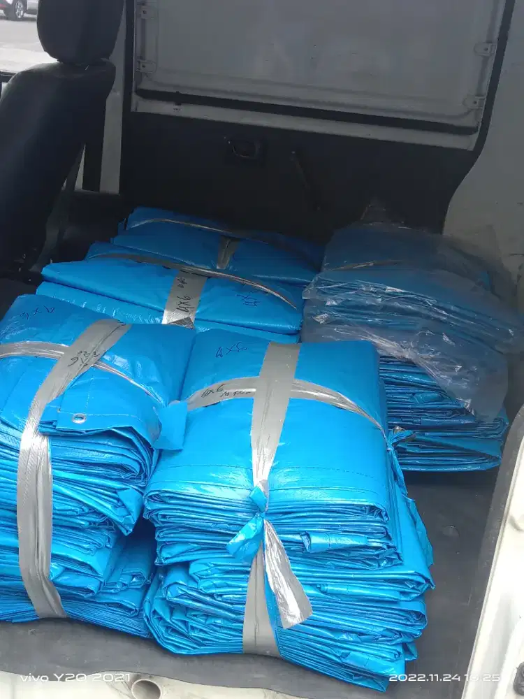 Terpal ktebalan sedang cocok buat tenda darurat tenda bencana dan alas