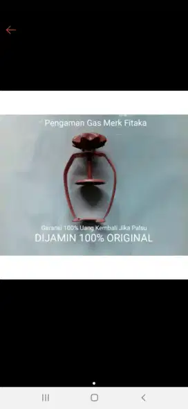 Alat Pengaman Pelindung Regulator Kompor Tabung Gas Dari Kebocoran