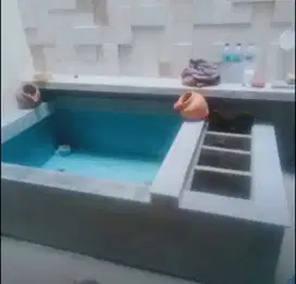 Pembuatan kolam dan filter koi