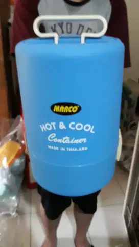 Hot and cool container Lunch box+Rantang 3susun.made in Thailand.Bagus