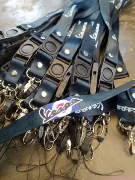 Souvenir Tali Lanyard Tali ID Card Gantungan Kunci Sablon Print Custom