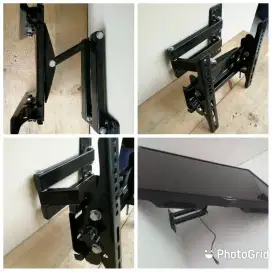 Hasil Pasang breket swivel tv lcd 14 - 40