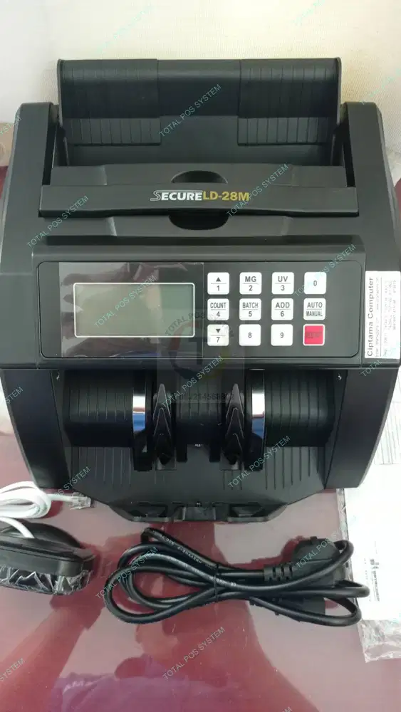 Mesin Hitung Uang Money Counter Secure LD28M + Deteksi uang Palsu