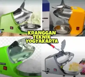 (KRANGGAN TEKNIK)aneka mesin serut es portable serutan es listrik