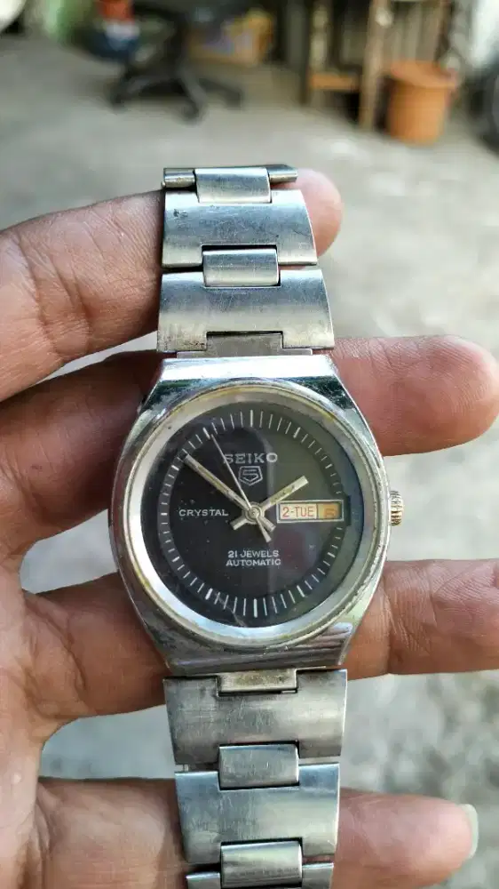 Jam tangan SEIKO 5 Crystal automatic