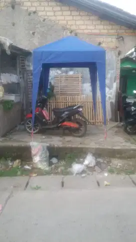 Tenda cafe bongkar-pasang ready