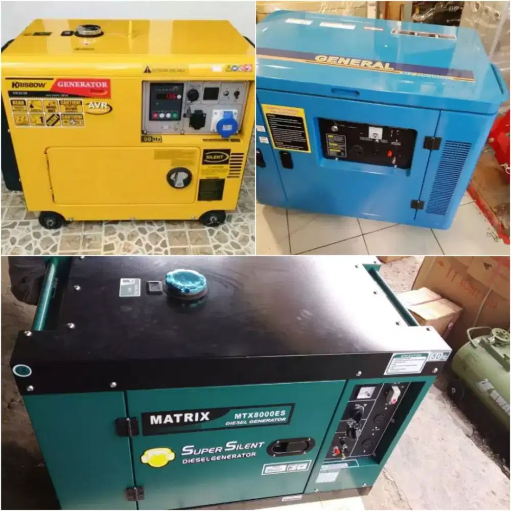 Harga promo bisa cod GENSET SOLAR 6500 WATT