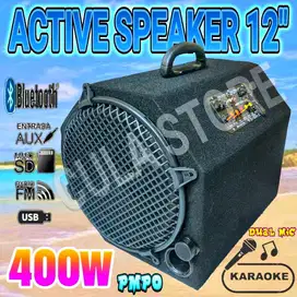 Speaker aktif Bluetooth karaoke 12 inch