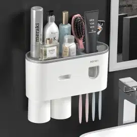 Dispenser pasta gigi odol modern touchbrush holder 2cup