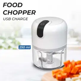 Food Chopper mini electrik USB charger three layer Blade 250ml