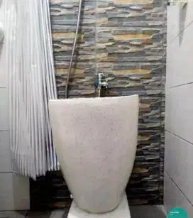 Bak mandi cantik batu terazzo