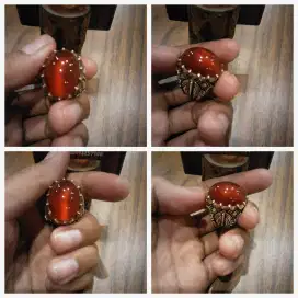 Batu Akik Cempaka Merah Kental bacan kalimaya