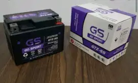 Aki motor baru segel merk gs gtz5s 12v 5ah accu kering