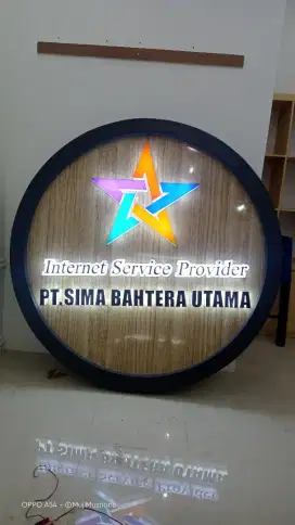 Custom Neon Box dan Huruf Timbul Profesional