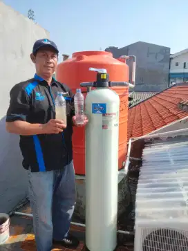 Alat filter penyaringan air zat besi kapur keruh kuning bau butek dll