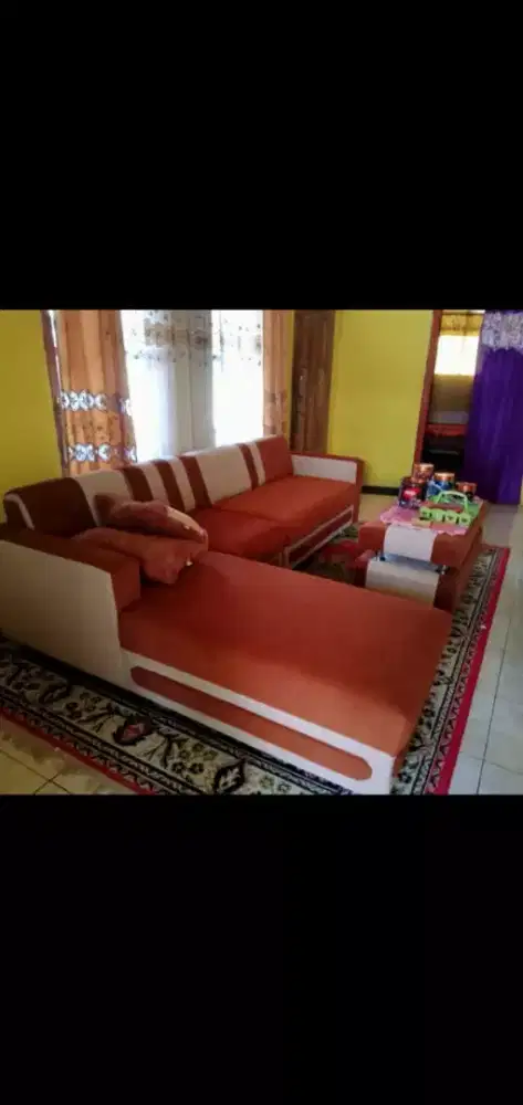 Sofa L minimalis + Meja